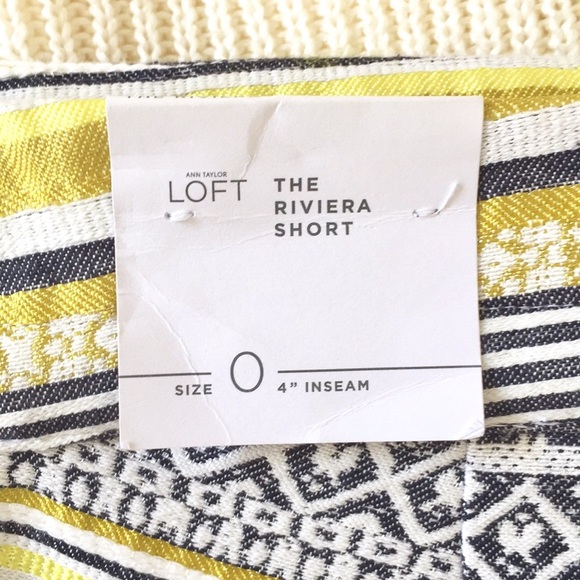 NWT Loft Riviera Short Yellow - Picture 6 of 8